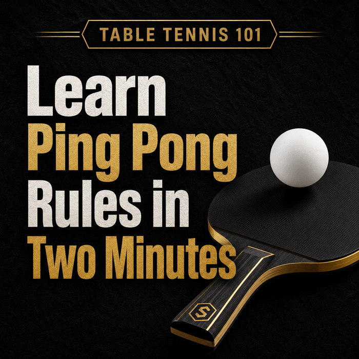Ping Pong Rules You Can Learn in Two Minutes